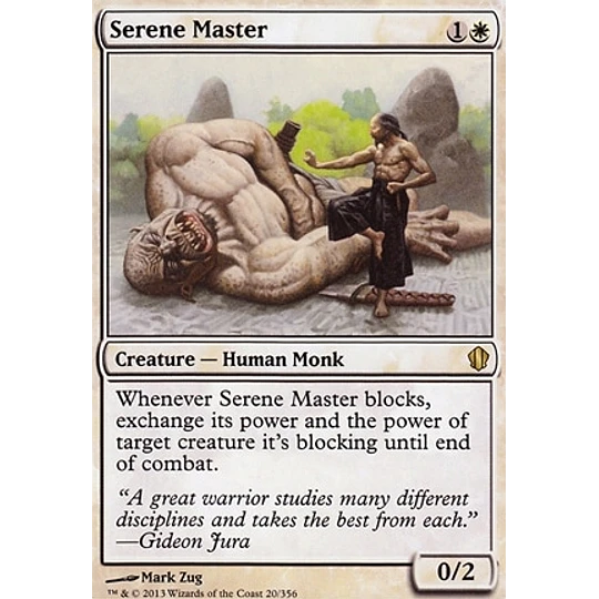 Serene Master - Commander 2013 (inglés)