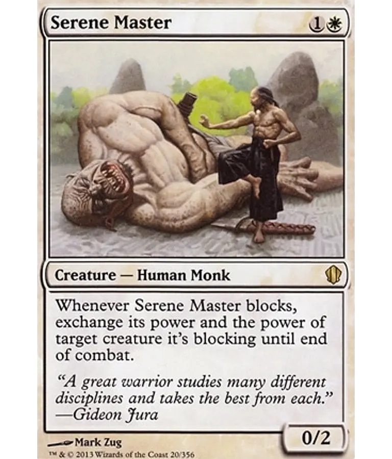 Serene Master - Commander 2013 (inglés)