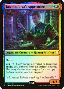 Tawnos, Urza's Apprentice (Foil) - Commander 2018 (español)