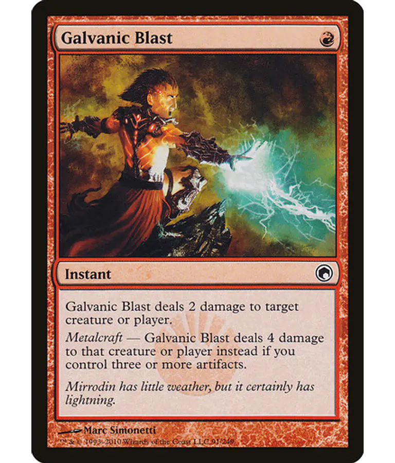 Galvanic Blast - Scars of Mirrodin (español)