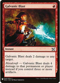 Galvanic Blast - Mystery Booster/The List (inglés)