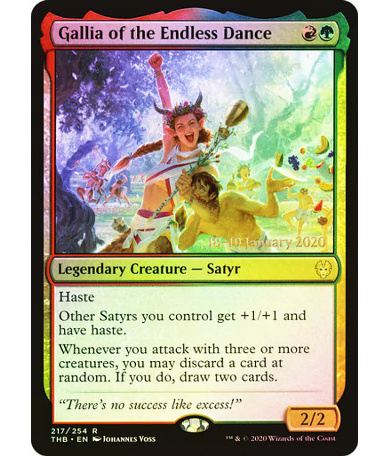 Gallia of the Endless Dance (Prerelease Foil) - Promotional (español)