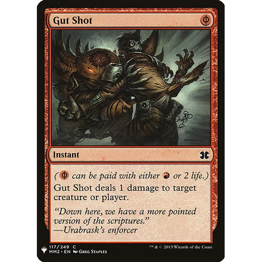 Gut Shot - Mystery Booster/The List (inglés)