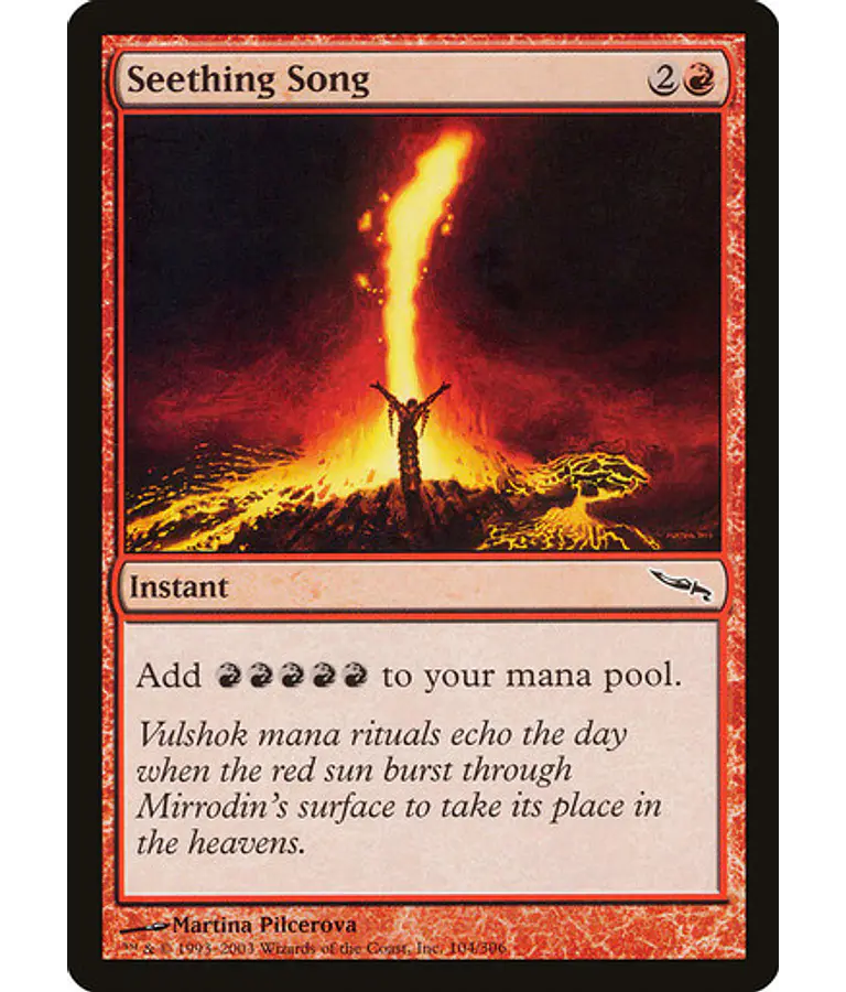 Seething Song - Mirrodin (español)