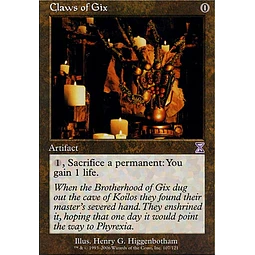 Claws of Gix - Timeshifte (inglés)