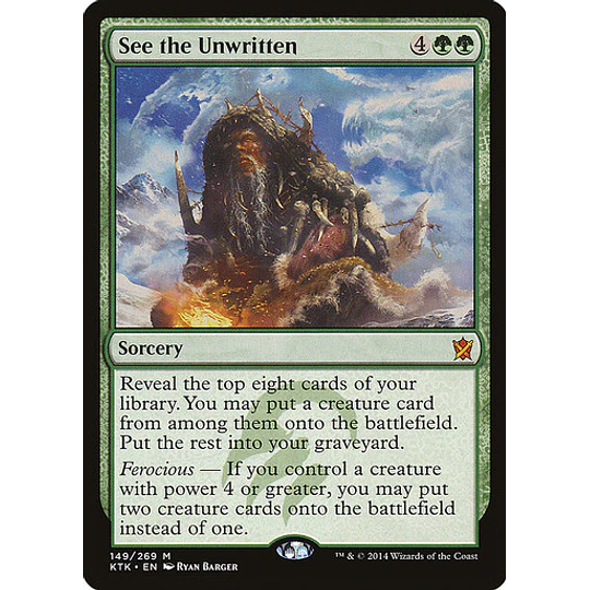 See the Unwritten - Khans of Tarkir (inglés)