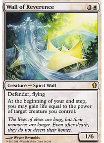 Wall of Reverence - Commander 2013 (inglés)