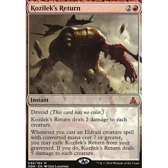 Kozilek's Return - Oath of the Gatewatch (español)