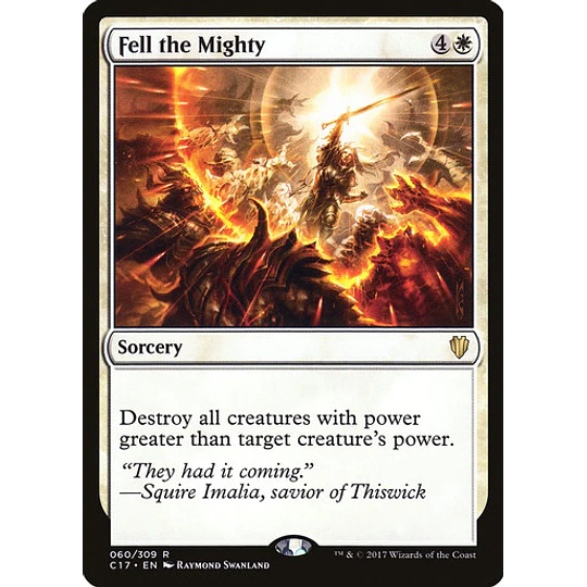 Fell the Mighty - Commander 2017 (inglés)
