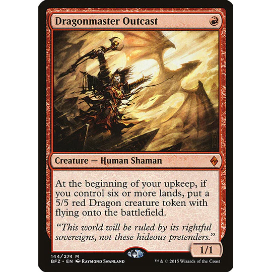 Dragonmaster Outcast - Battle for Zendikar (inglés)