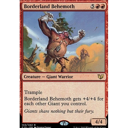 Borderland Behemoth - Commander 2015 (español)