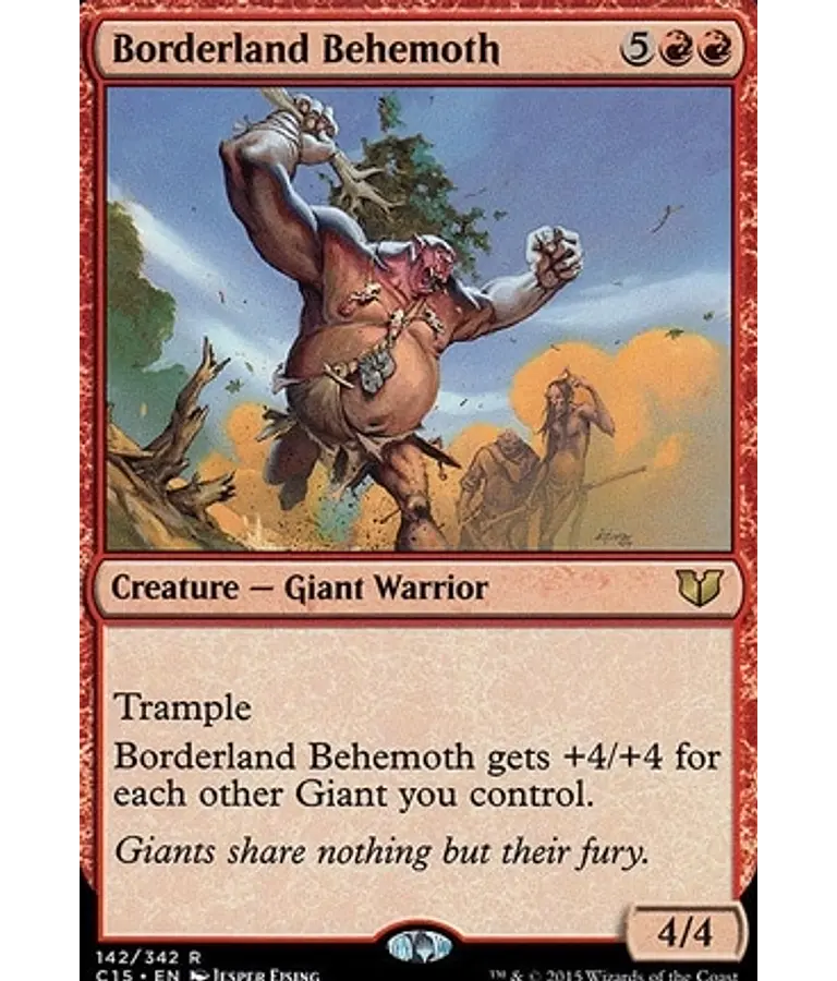 Borderland Behemoth - Commander 2015 (español)