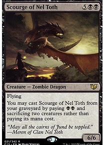 Scourge of Nel Toth - Commander 2015 (español)