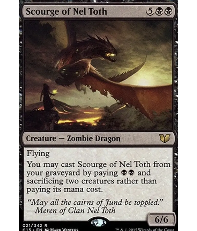 Scourge of Nel Toth - Commander 2015 (español)