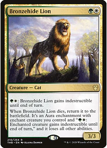 Bronzehide Lion - Theros Beyond Death (español)