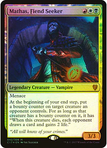 Mathas, Fiend Seeker (Foil) - Commander 2017 (inglés)