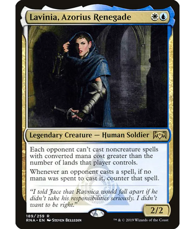 Lavinia, Azorius Renegade - Ravnica Allegiance (español)