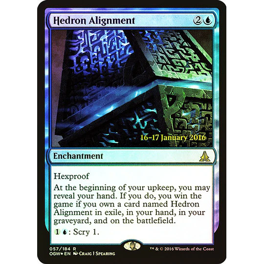 Hedron Alignment (Prerelease Foil) - Promotional (español)