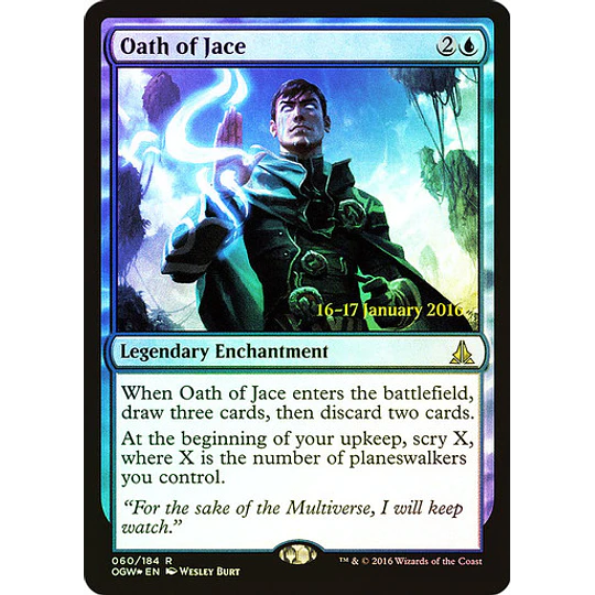 Oath of Jace (Prerelease Foil) - Promotional (español)
