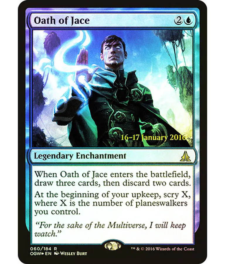 Oath of Jace (Prerelease Foil) - Promotional (español)