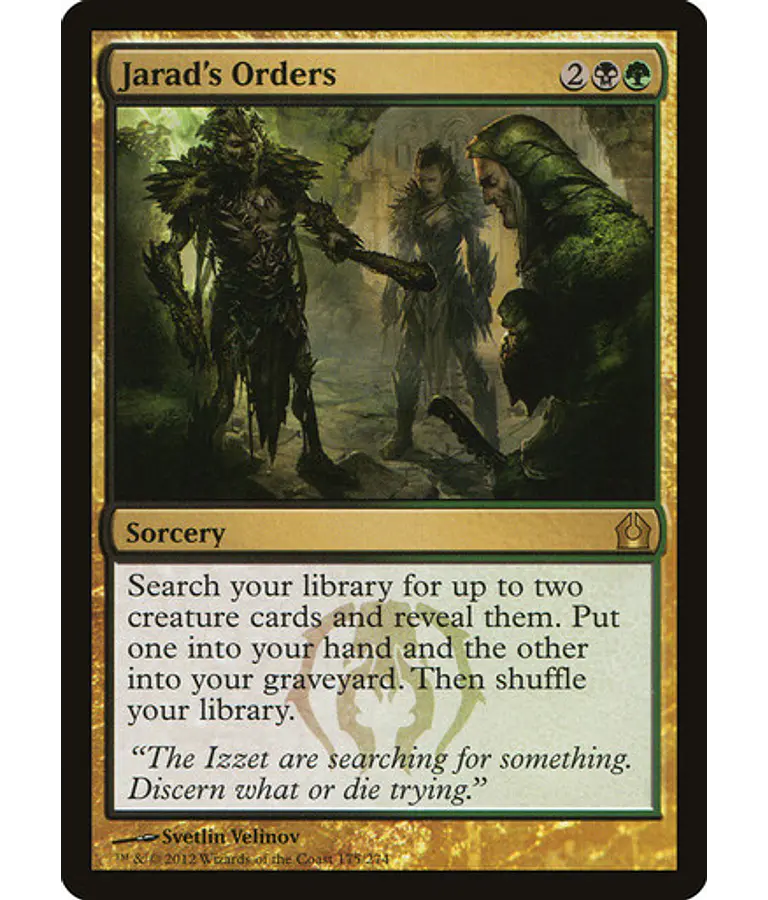 Jarad's Orders - Return to Ravnica (inglés)