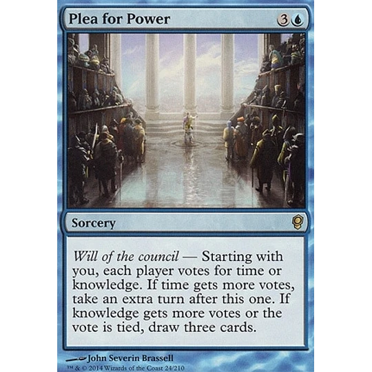 Plea for Power - Conspiracy (inglés)