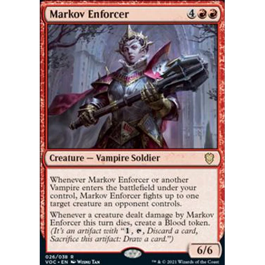 Markov Enforcer - Innistrad: Crimson Vow Commander Decks (español)