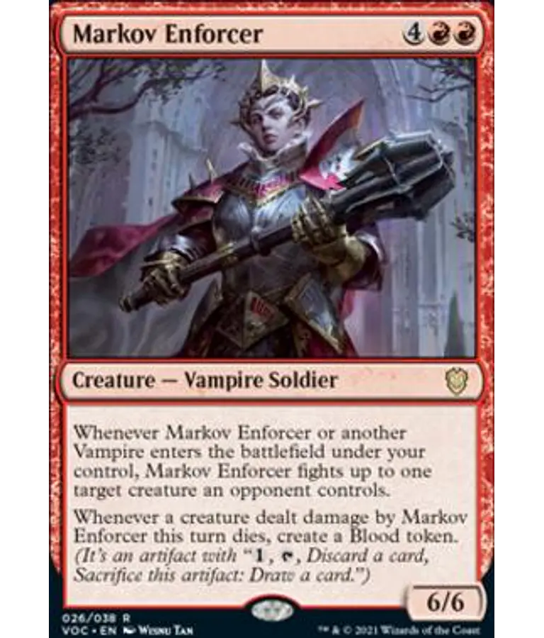 Markov Enforcer - Innistrad: Crimson Vow Commander Decks (español)