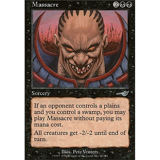 Massacre - Nemesis (inglés)