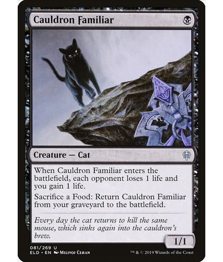 Cauldron Familiar - Throne of Eldraine (español)