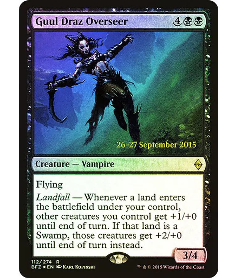 Guul Draz Overseer (Prerelease Foil) - Promotional (español)