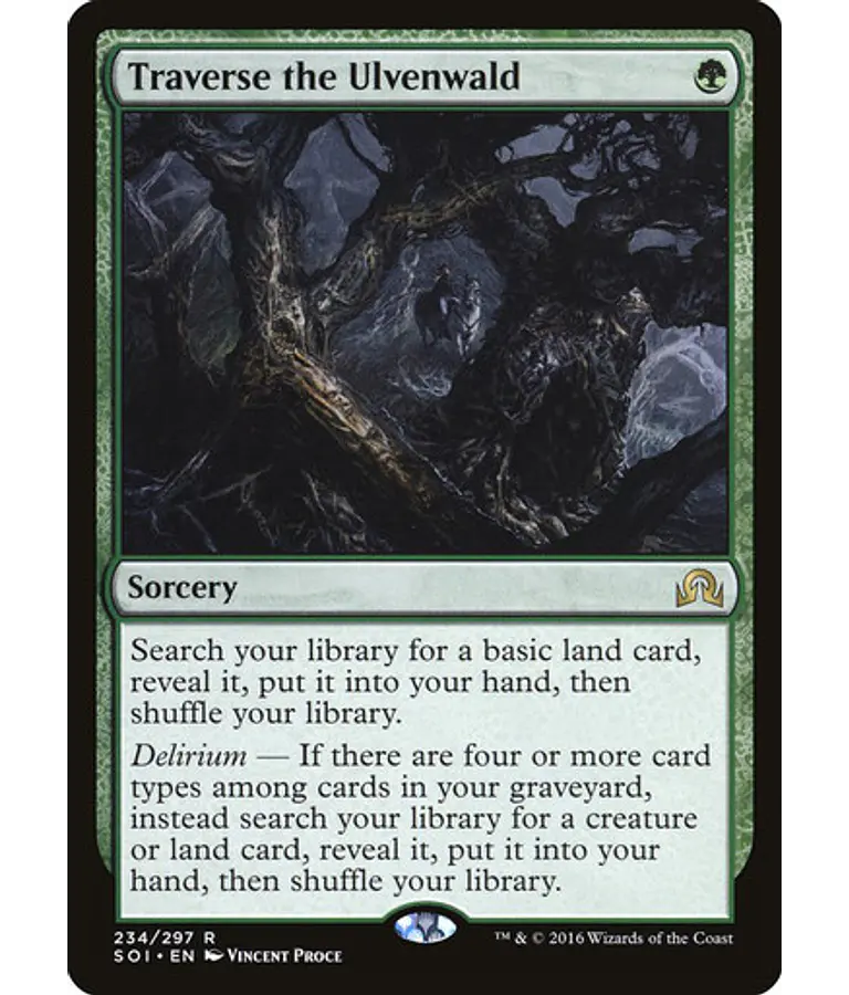 Traverse the Ulvenwald - Shadows Over Innistrad (español)