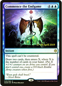 Commence the Endgame (Prerelease Foil) - Promotional (español)