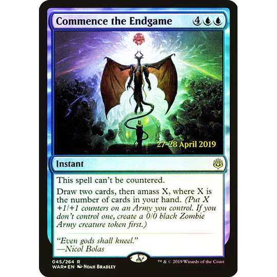 Commence the Endgame (Prerelease Foil) - Promotional (español)