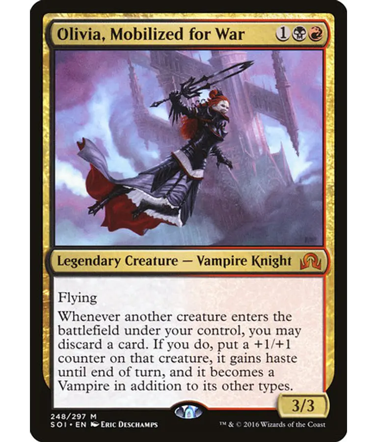 Olivia, Mobilized for War - Shadows Over Innistrad (español)