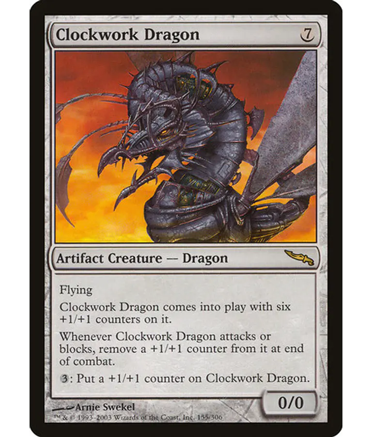 Clockwork Dragon - Mirrodin (inglés)