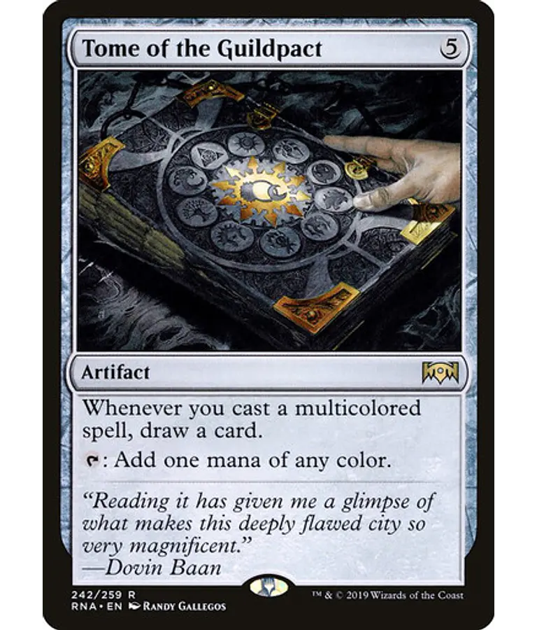 Tome of the Guildpact - Ravnica Allegiance (español)