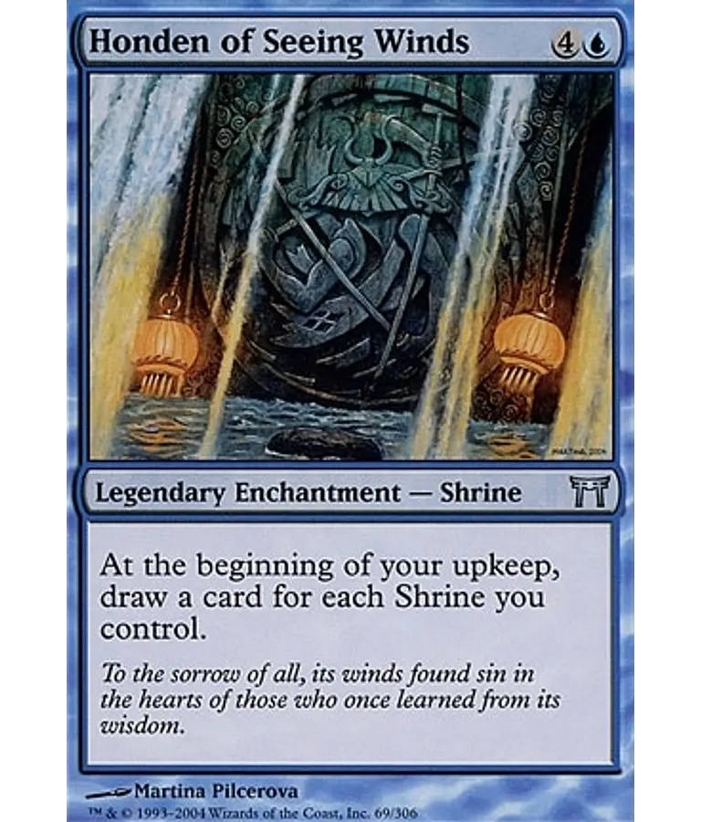 Honden of Seeing Winds - Champions of Kamigawa (español)