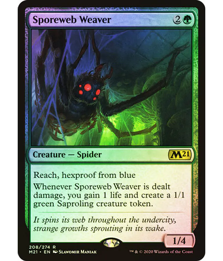 Sporeweb Weaver - Core Set 2021 Foil (español)