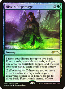 Nissa's Pilgrimage (FNM Foil) - Promotional (español)