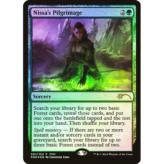 Nissa's Pilgrimage (FNM Foil) - Promotional (español)