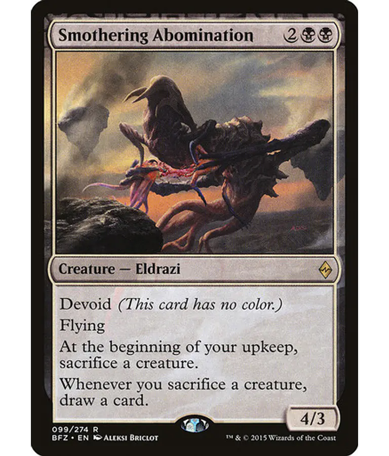 Smothering Abomination - Battle for Zendikar (español)
