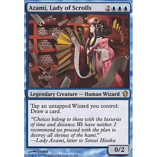 Azami, Lady of Scrolls - Commander 2013 (español)