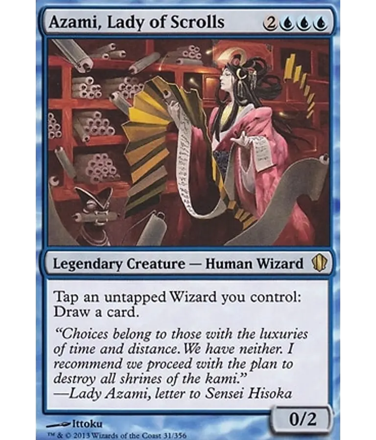Azami, Lady of Scrolls - Commander 2013 (español)