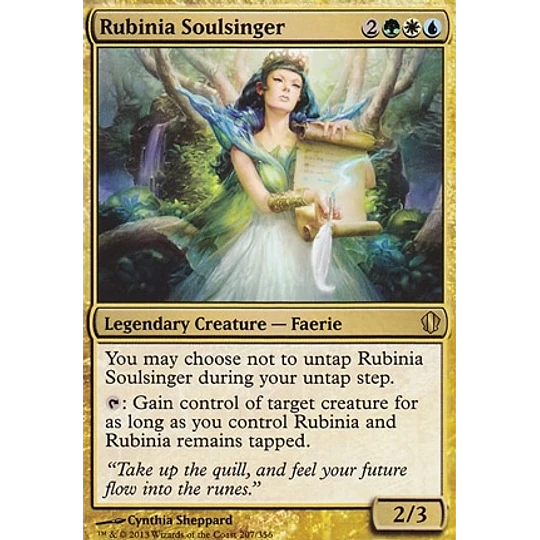 Rubinia Soulsinger - Commander 2013 (español)
