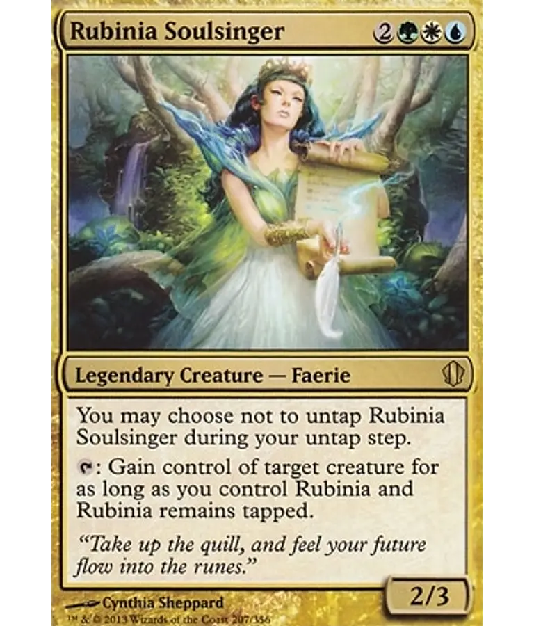 Rubinia Soulsinger - Commander 2013 (español)