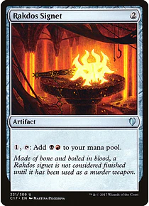 Rakdos Signet - Commander 2017 (inglés)