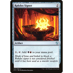 Rakdos Signet - Commander 2017 (inglés)