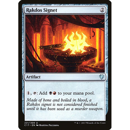 Rakdos Signet - Commander 2017 (inglés)
