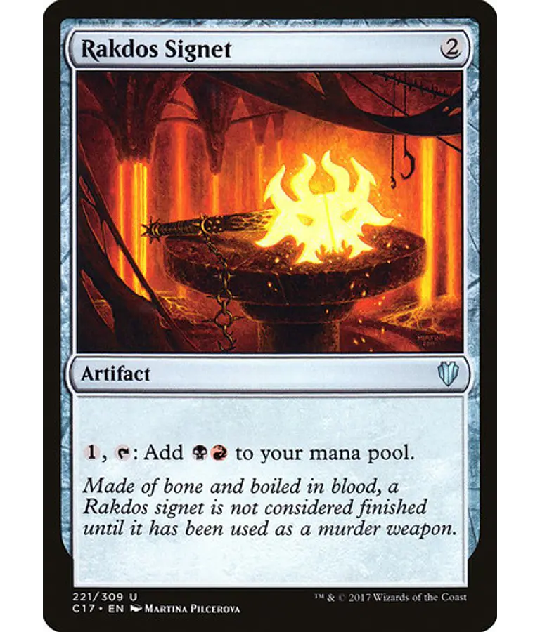 Rakdos Signet - Commander 2017 (inglés)